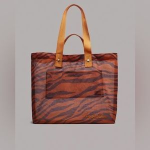 RAG & BONE - Addison Large Mesh Tote - Orange Tiger